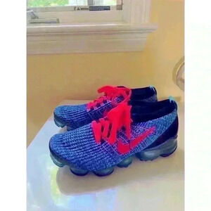 Nike Air VaporMax Flyknit 3 Men's Size 8 Blue Fury Athletic Running Shoesq